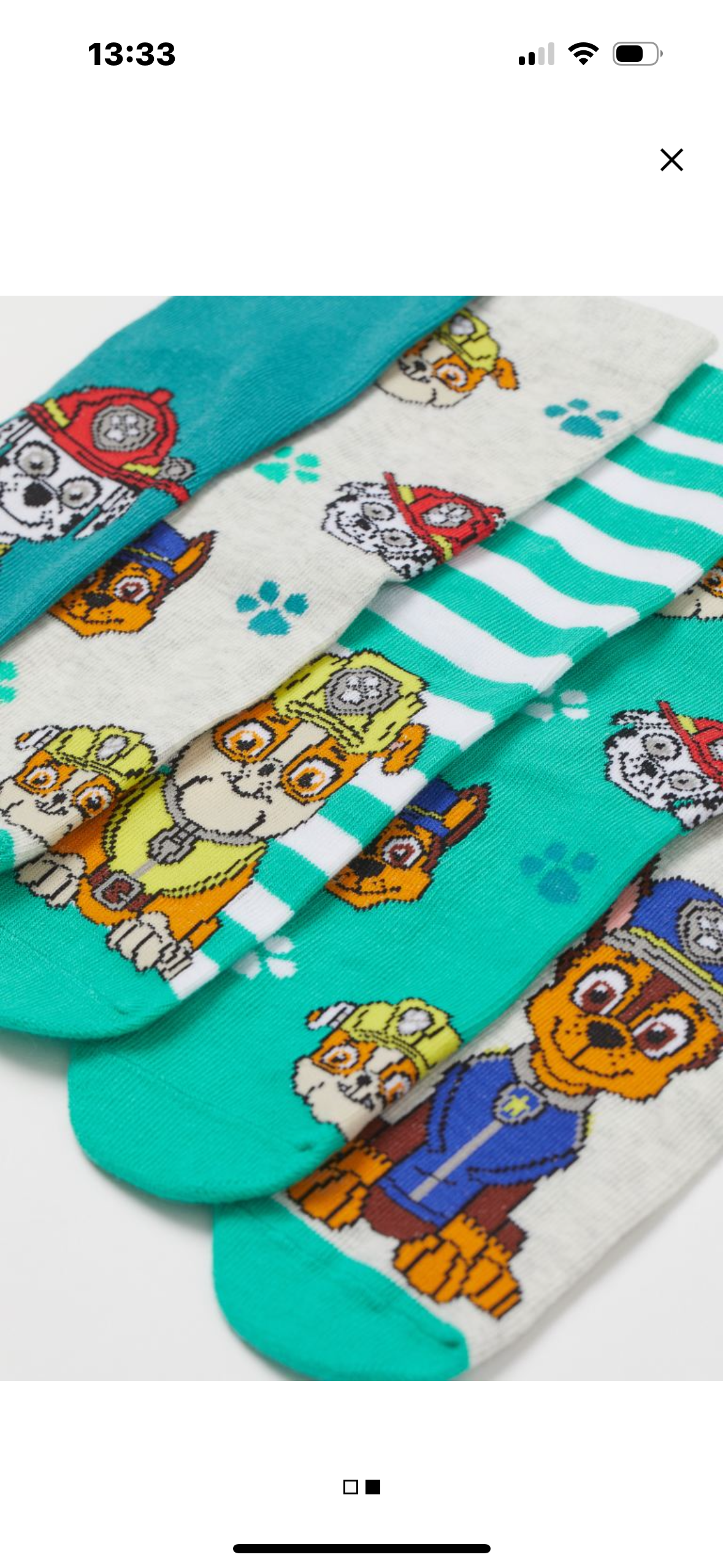 H&M’S 5pack patterned socks