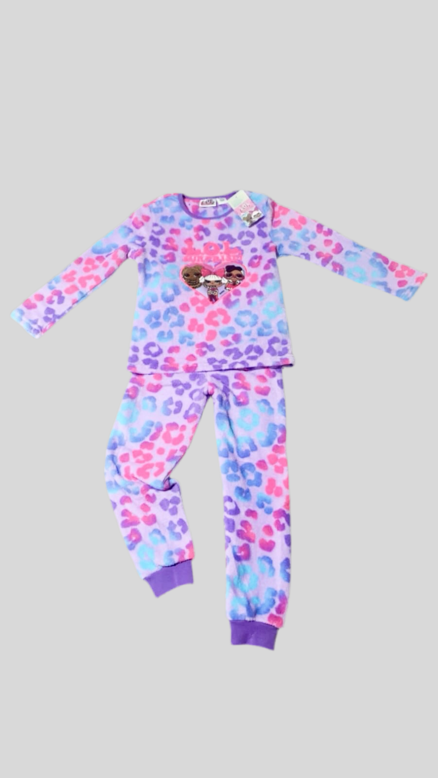 LOL fleece pjs set