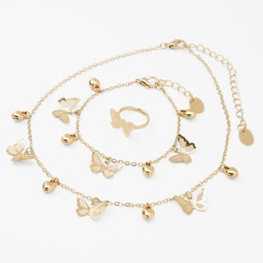 Girls Butterfly Jewellery set