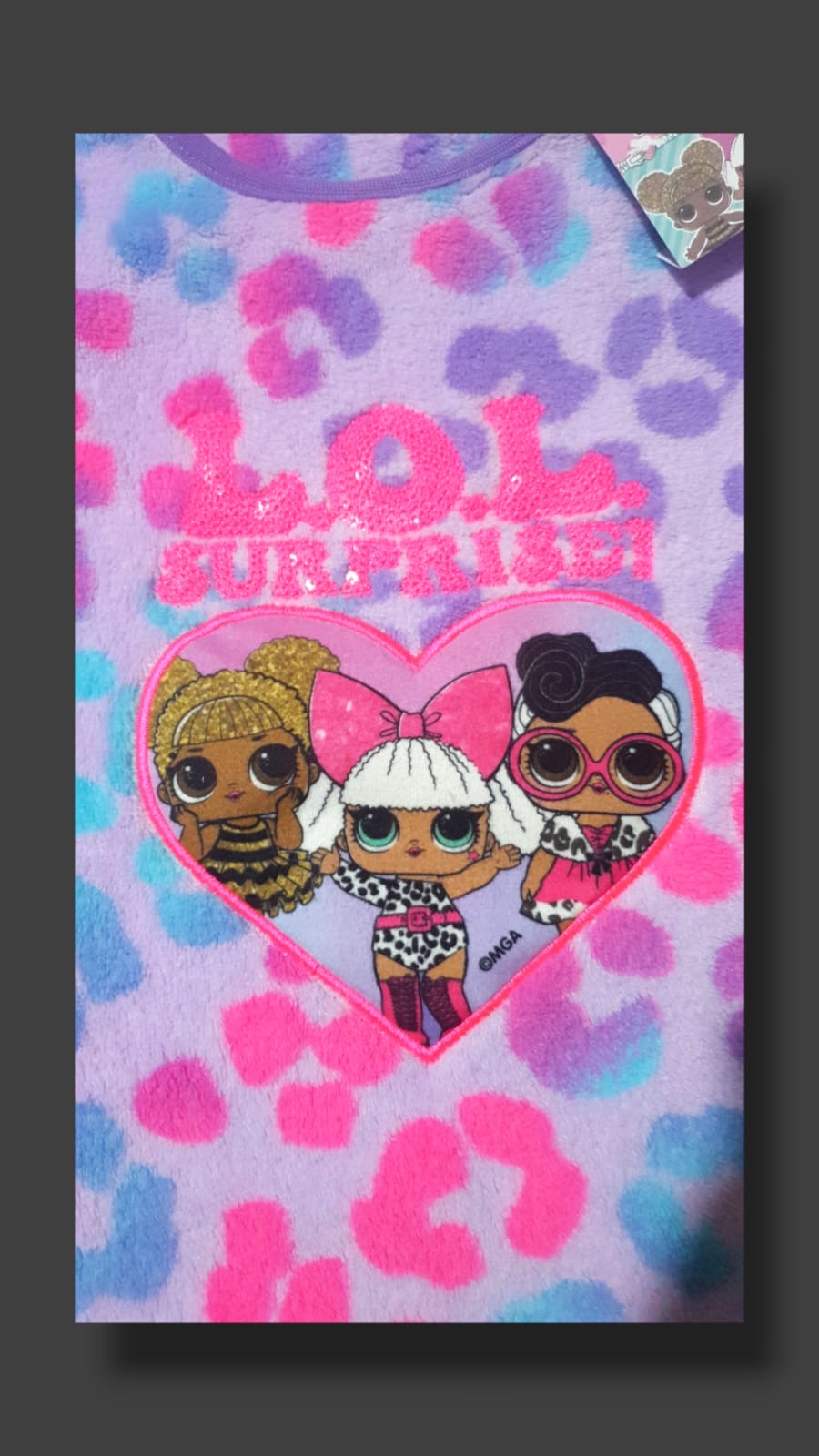 LOL fleece pjs set