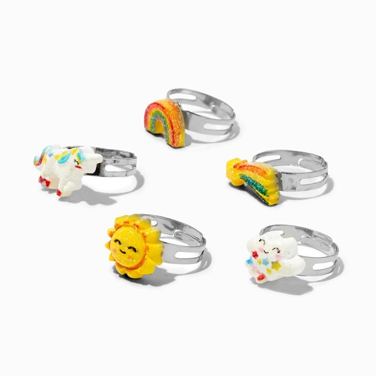 CLAIRE’S Unicorn rings set